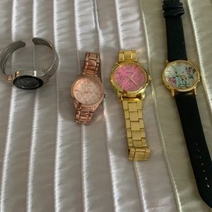 Four cute watches! Used but in good condition.